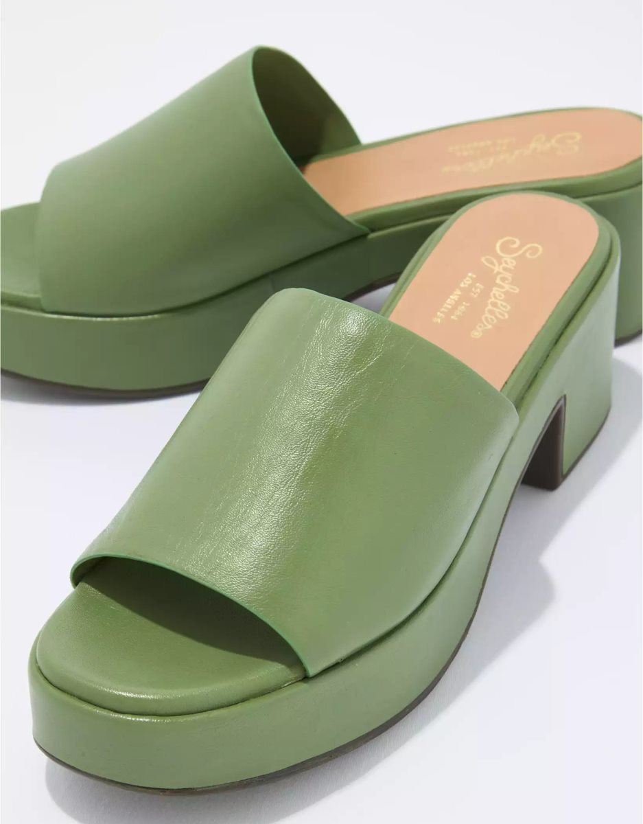 Compensées American Eagle Seychelles One of a Kind Plateforme Sandal Vert Femme | TLY-03980372